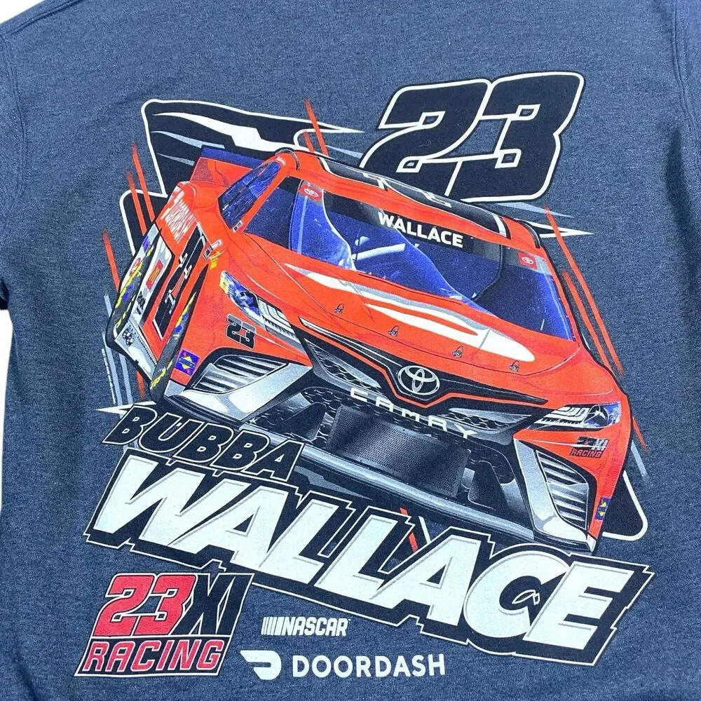 Bubba Wallace Hoodie 23 Racing Mens MED Black NASCAR Sports Toyota Fan Wear